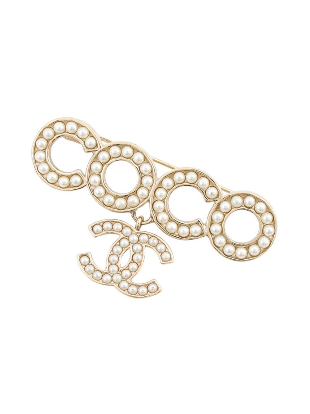 Chanel Cc Logo Brooch Metal #343190C88B
